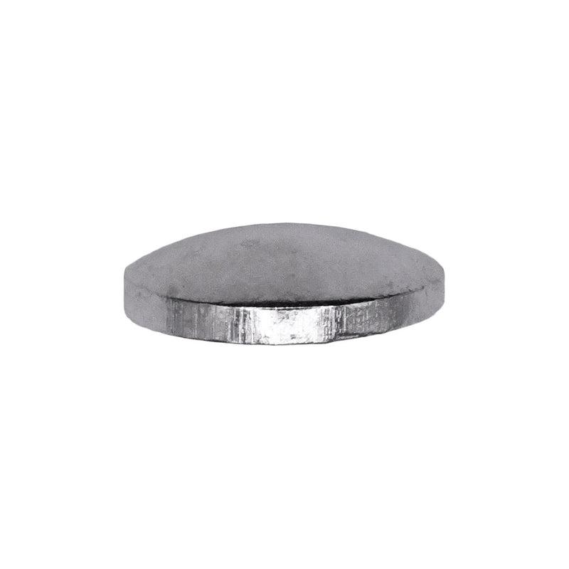 1/2" Concave Expansion Plug, Zinc