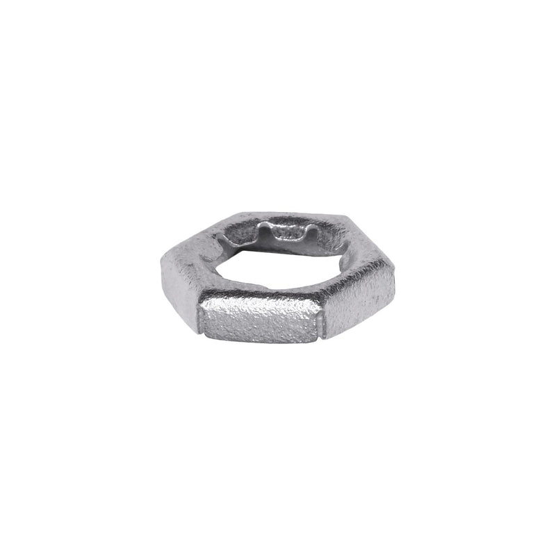 3/8"-24 Pal Hex Lock Nut, Plated
