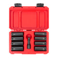 1/2 Inch Drive Deep Impact Lug Nut Socket Set with Case, 9-Piece (3/4 - 15/16 in., 17 - 22 mm)
