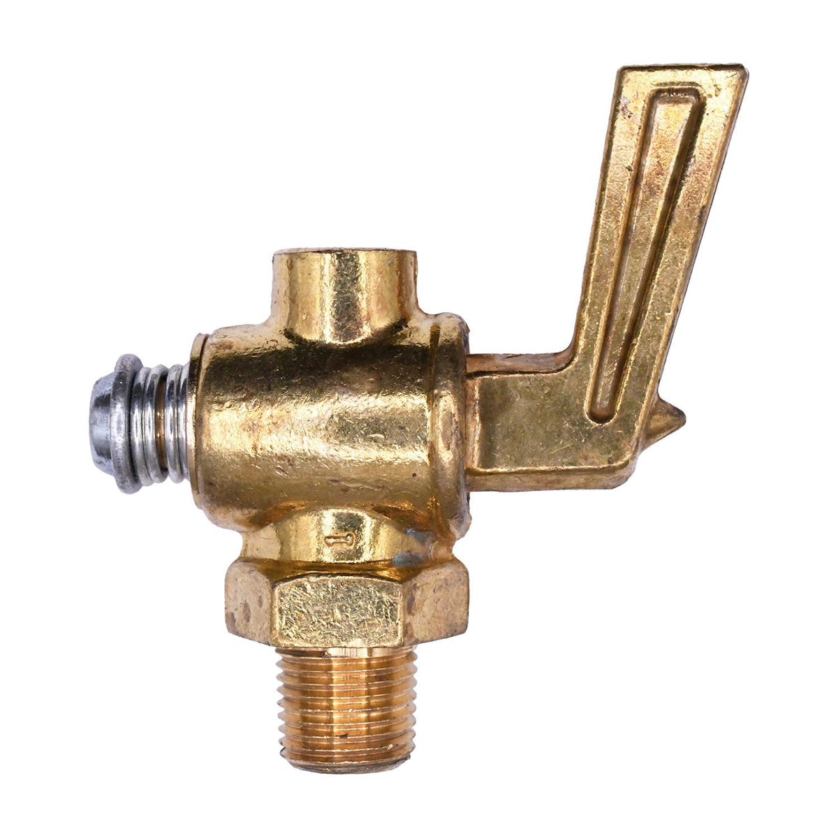 1/8" NPT Brass Drain Cock Ground Plug Pipe