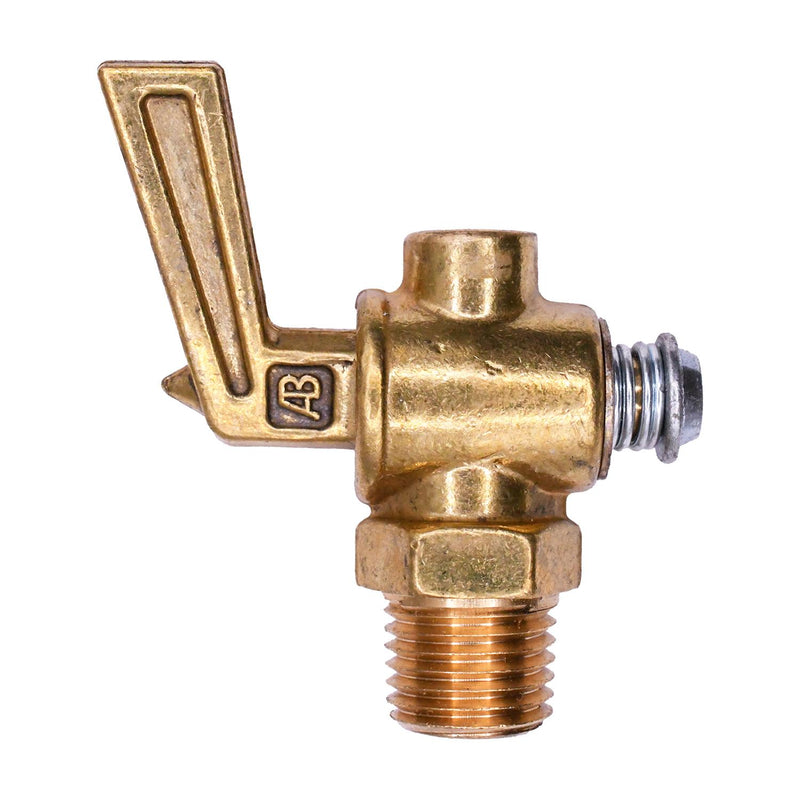 1/4" NPT Brass Drain Cock Ground Plug Pipe