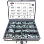 1/2"-20 Fine Grade 5 Hex Cap Screws, Nuts, & Washers - 249 PCS