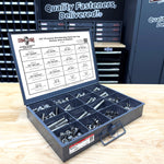 1/2"-13 Coarse 18-8 Stainless Steel Hex Cap Screws, Nuts, & Washers - 249 PCS