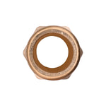 3/8" NPT Brass To Hose Beaded Barb Male Pipe Adapter, 5/8"
