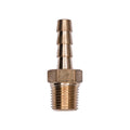 1/8" Brass To Hose Barb Male Pipe Adapter, 3/16"