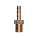 1/8" Brass To Hose Barb Male Pipe Adapter, 3/16"