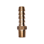 1/8" Brass To Hose Barb Male Pipe Adapter, 5/16"