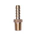 1/4" NPT Brass To Hose Barb Male Pipe Adapter, 5/16"