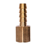 1/4" NPT Brass To Hose Barb Female Pipe Adapter, 5/16"