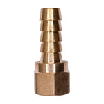 1/4" NPT Brass To Hose Barb Female Pipe Adapter, 3/8"