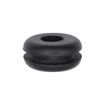 5/16" SBR (Styrene Butadiene Rubber) Grommets, 13/16", 9/16" Groove Diam, 3/8" Overall Height