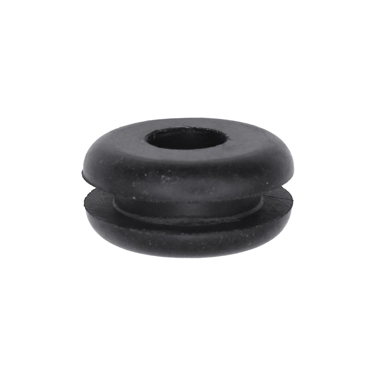 5/16" SBR (Styrene Butadiene Rubber) Grommets, 13/16", 9/16" Groove Diam, 3/8" Overall Height