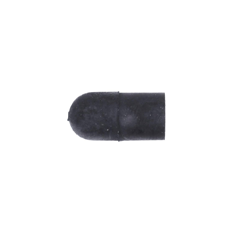 3/16" Black EPDM Rubber Vacuum Cap For Inside, 9/16"