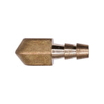 1/8" Brass 90 Degree Hose Barb To Male Pipe Adapter