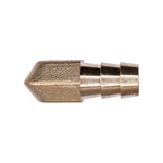 1/4" NPT Brass 90 Degree Hose Barb To Male Pipe Adapter, 3/8"
