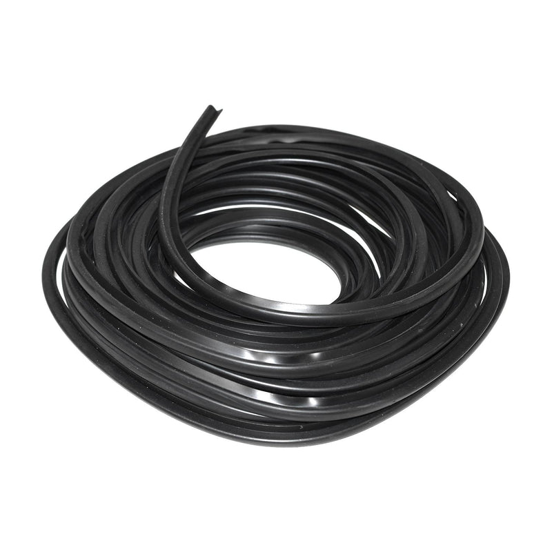 1/4" Molded Dense Rubber Windshield Glass Weatherstrip For Glass