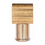 1/2" NPT Male Brass 90 Degree Beaded Hose Barb To Male Pipe Adapter, 5/8"