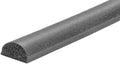 50 Feet EDPM Closed Cell Sponge Rubber Half Round, 1/4"