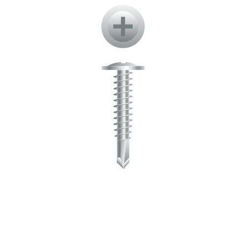 #8 Strong-Point Modified Truss Head 8-18 x 1, PH, 410 Stainless Steel