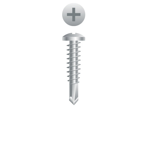 #6 Strong-Point Pan Head 6-20 x 1/2, PH, 410 Stainless Steel