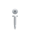 #10 Strong-Point Pancake Head 10-16 x 1, SQ/PH, 410 Stainless Steel