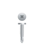 #10 Strong-Point Pancake Head 10-16 x 1, SQ/PH, 410 Stainless Steel