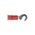 Red Copper Vinyl Insulator Hook Term 22-18 Gauge Stud, Electro Tin Plated
