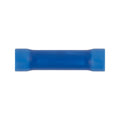Blue Copper Vinyl Insulator Butt Connector 16-14 Gauge, Electro Tin Plated