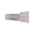 Clear Copper 16-10 Gauge Closed End Butt Connector, Electro Tin Plated