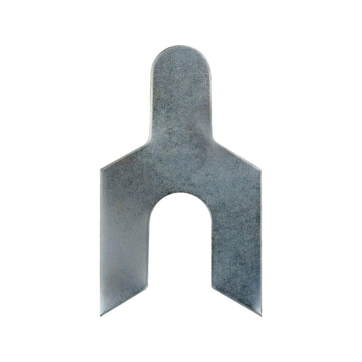 1-1/2"x2-1/2" Shim with Slot, 1/32" Thick, Zinc