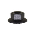 5/16"-18 Spin Lock Nut with Serrations USS Flange, Black Phosphate