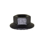 5/16"-18 Spin Lock Nut with Serrations USS Flange, Black Phosphate