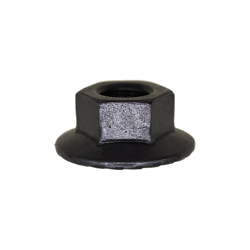 5/16"-18 Spin Lock Nut with Serrations USS Flange, Black Phosphate