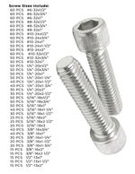 316 Stainless Steel Socket Head Cap Screws - 1656 PCS