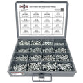 Inch and Metric Steel Zinc Clear Zerks Grease Fittings - 551 PCS