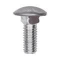 3/8"-16x7/8" Round Head Bumper Bolts, Zinc