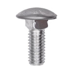 3/8"-16x7/8" Round Head Bumper Bolts, Zinc