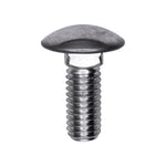 3/8"-16x1" Round Head Bumper Bolt, Zinc
