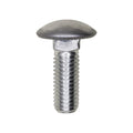 1/2"-13x1-1/2" Round Head Bumper Bolt Stainless Steel Cap, Zinc