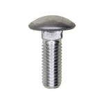 1/2"-13x1-1/2" Round Head Bumper Bolt Stainless Steel Cap, Zinc