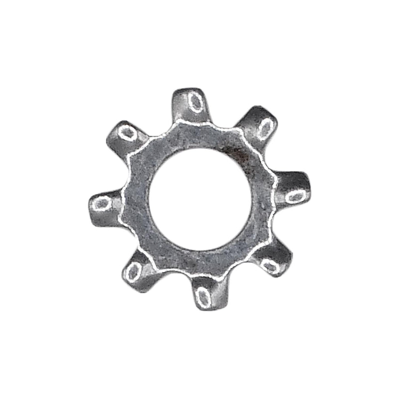#4 Shakeproof External Lock Washers, 1/4" OD, Zinc