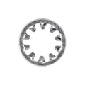 5/16" Shakeproof Internal Lock Washers, 19/32" OD, Zinc