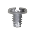 #8-32x1/4" Slotted Pan Head Type F Thread Cutting Screw, Zinc Chromate