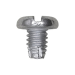 #8-32x1/4" Slotted Pan Head Type F Thread Cutting Screw, Zinc Chromate