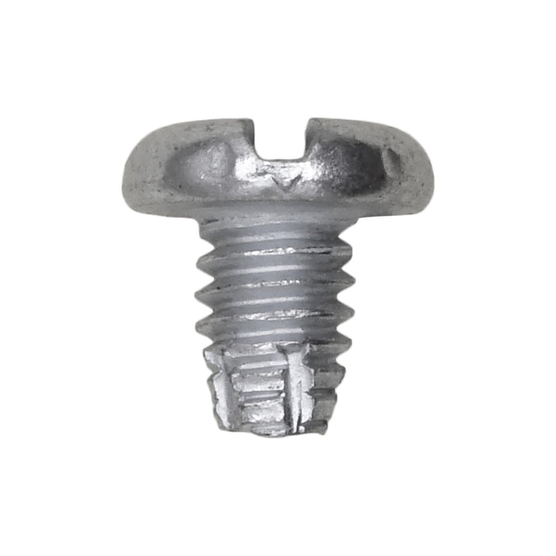 #8-32x1/4" Slotted Pan Head Type F Thread Cutting Screw, Zinc Chromate