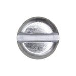 #8-32x1/4" Slotted Pan Head Type F Thread Cutting Screw, Zinc Chromate