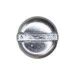 #8-32x3/8" Slotted Pan Head Type F Thread Cutting Screw, Zinc Chromate