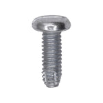 #8-32x1/2" Slotted Pan Head Type F Thread Cutting Screw, Zinc Chromate