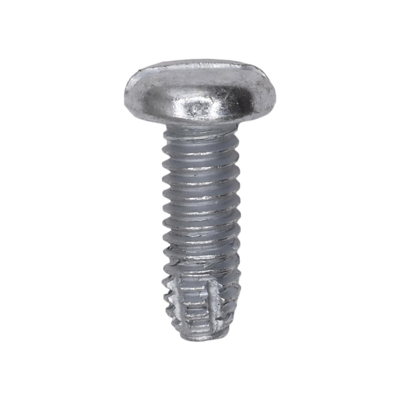 #8-32x1/2" Slotted Pan Head Type F Thread Cutting Screw, Zinc Chromate