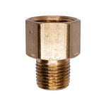 1/8" Brass Inverted Flare To Male Pipe Adapter, 5/16"